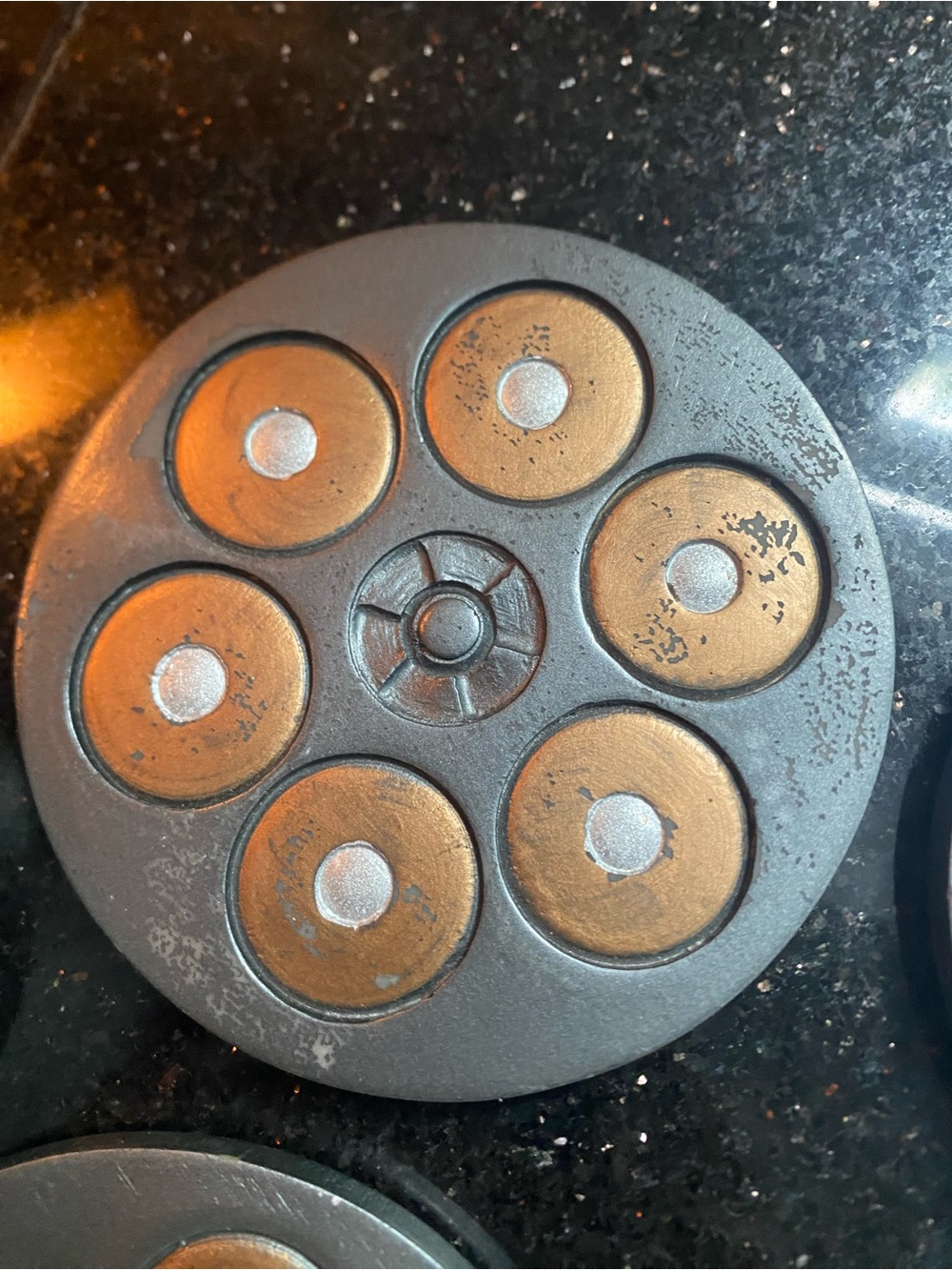 Revolver Shotgun Shell Coaster Set - Picture 6 of 9